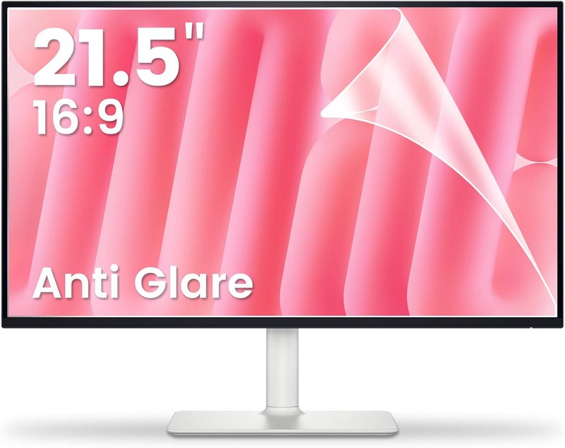 FFORITO 2-Pack 21.5 inch 16:9 Matte Anti Glare Computer Screen Cover, Anti Glare Eye Protection Film Compatible with All 21.5" Widescreen Monitors with 16:9 Aspect Ratio (18.7" W x 10.6" H) - Image 1